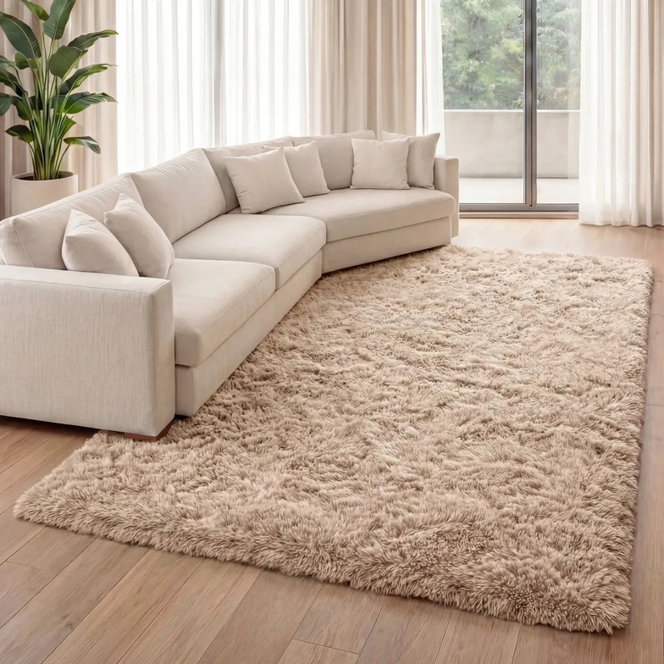Tapete Sala 2,00 x 2,40 Quarto Felpudo Peludo Macio