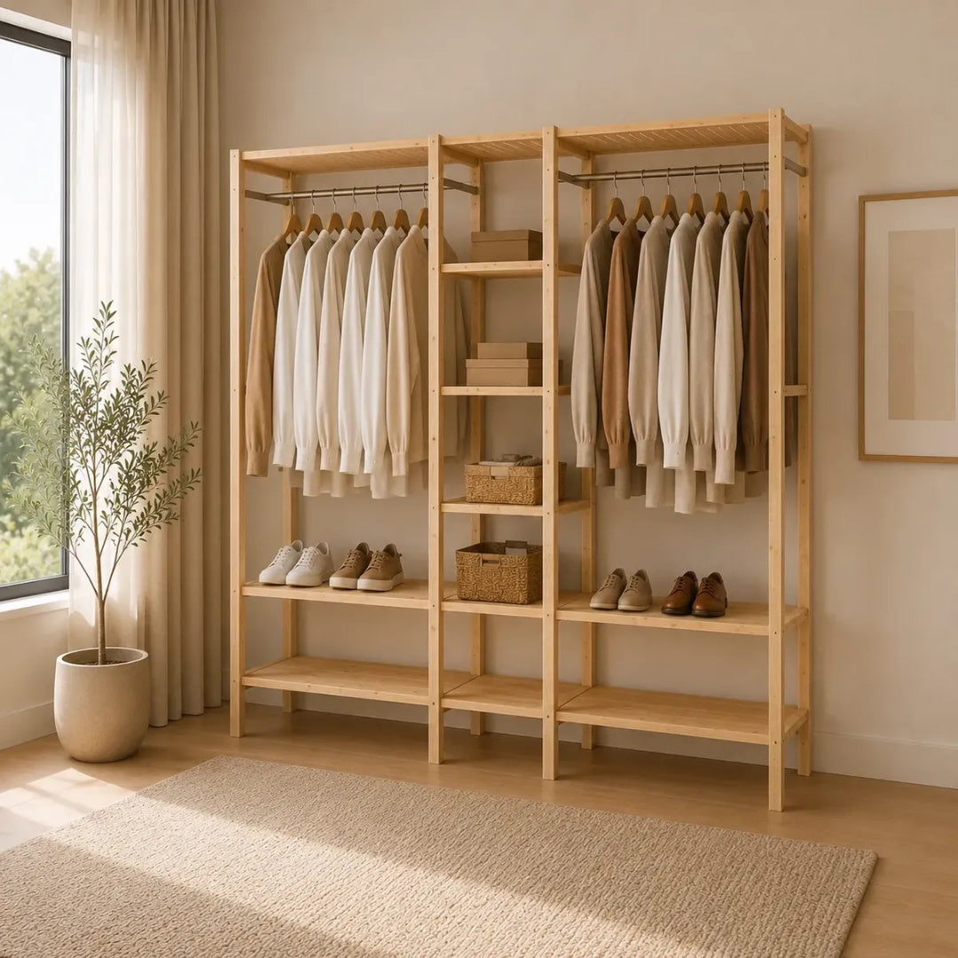 Estante Prateleira Madeira Quarto Closet Pinus Melora Home