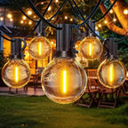 Varal De Luzes Led 30m Com 50 Lâmpada Externo Cordão Festão