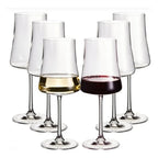 Jogo 6 Taças De Vinho Cristal Melora Home 360ml Designer Elegante