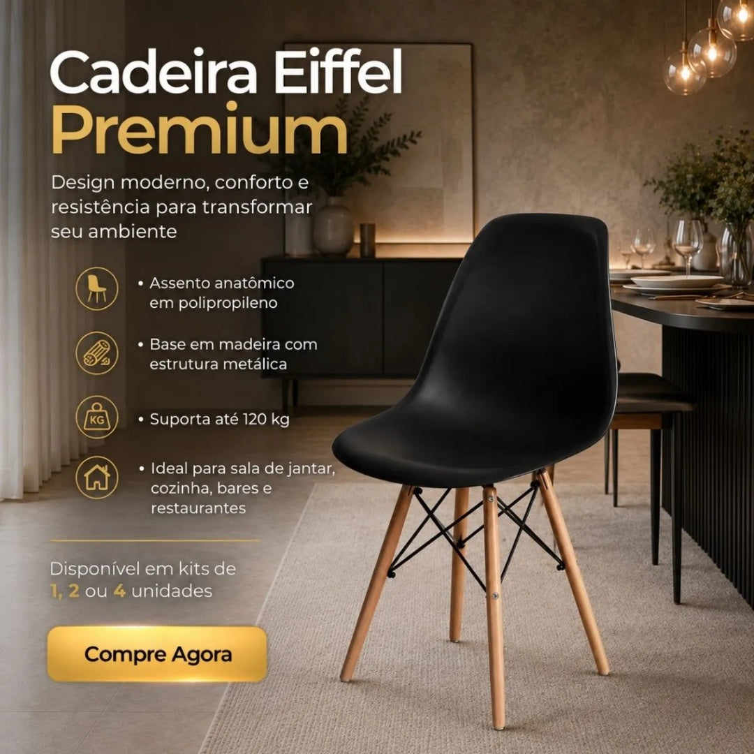 Kit 2 Cadeiras Melora Home Pés Em Madeira Sala Cozinha Quarto
