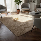 Tapete De Sala Quarto 3x2 Felpudo Shaggy Macio Peludo Alto