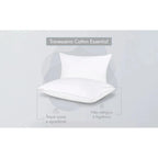 Travesseiro 50 × 70 cm em Algodão Cetim 233 Fios | Melora Home
