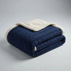 Manta Canelada Glamour Com Sherpa Lã 1,90 X 2,00 2026