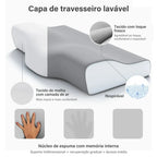 Travesseiro Cervical Ortopédico Viscoelástico 50 × 30 × 10 cm | Melora Home