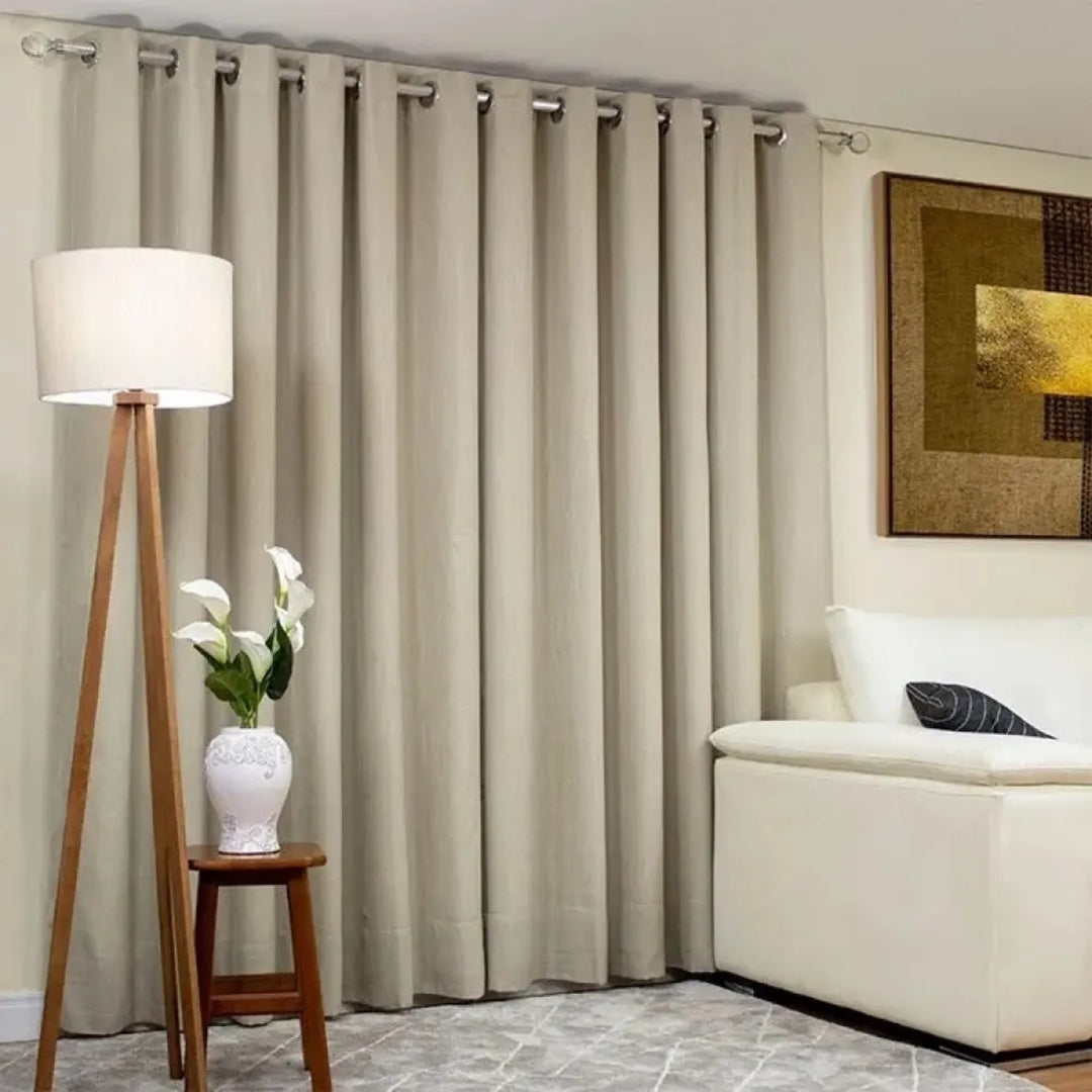 Cortina Voil Flame Linho Com Blackout 6,0 X 2,80 Metros Luxo