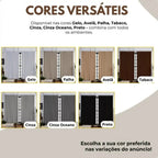 Cortina De Luxo Blackout Premium 4,00 X 2,30 Porta De Vidro Cor Palha