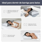 Travesseiro Cervical Ortopédico Viscoelástico 50 × 30 × 10 cm | Melora Home