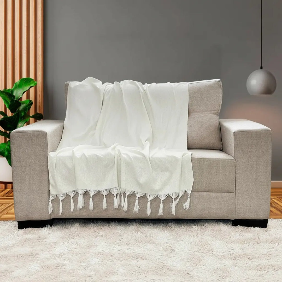 Manta De Sofá Gigante Luxuosa Lisa 2,80 X 4,00