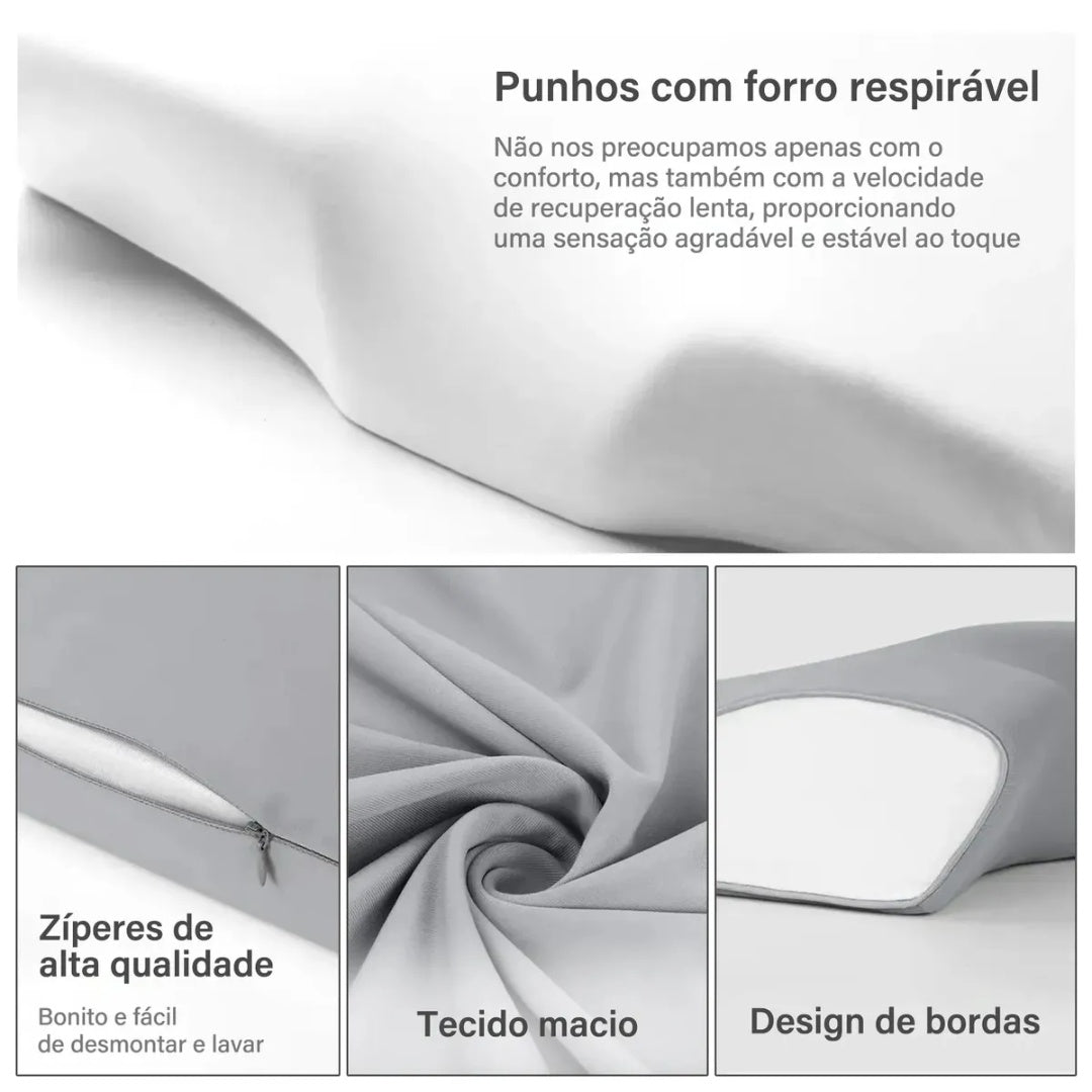 Travesseiro Cervical Ortopédico Viscoelástico 50 × 30 × 10 cm | Melora Home