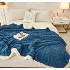 Manta Canelada Glamour Com Sherpa Lã 1,90 X 2,00 2026