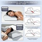 Travesseiro Cervical Ortopédico Viscoelástico 50 × 30 × 10 cm | Melora Home