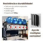 Escorredor Suspenso Melora Home em Aço Carbono com Armário – Organização, Espaço e Praticidade