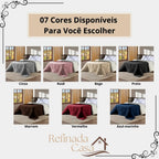 Edredom Casal Queen Manta Pele Lã Carneiro Grosso Quentinho