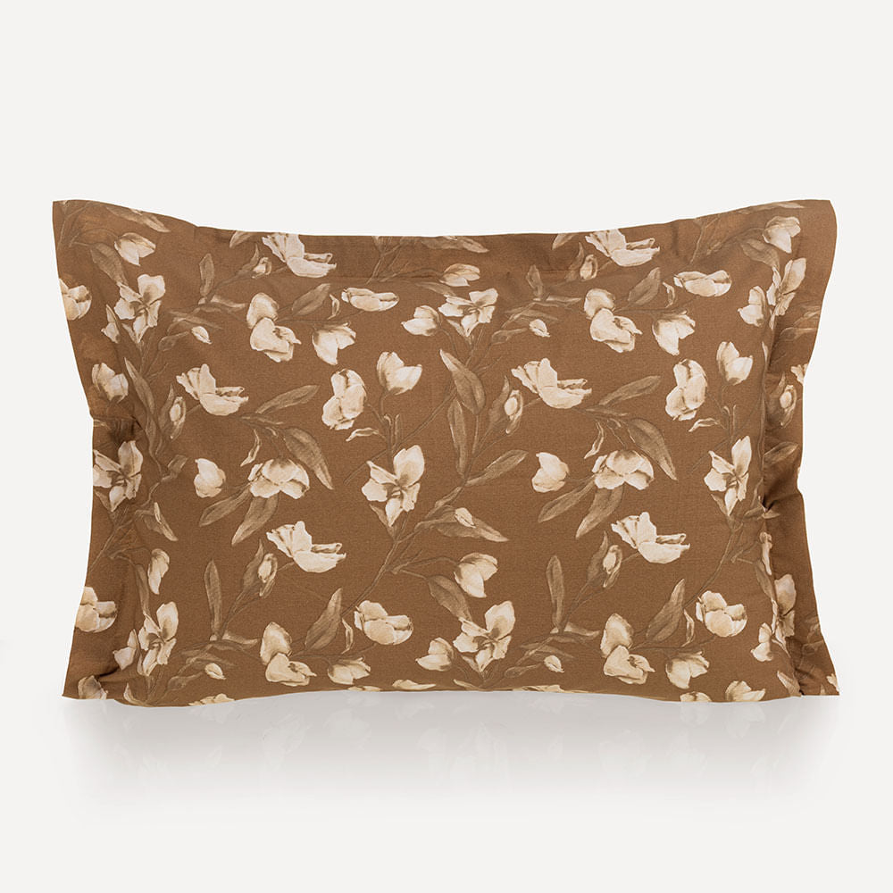 Kit 2 Fronhas 50x70 cm 200 Fios – Maciez, Conforto e Estampa Floral