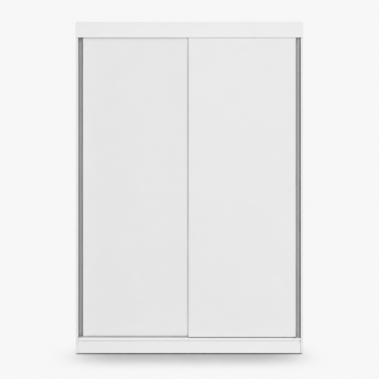 Guarda Roupa Solteiro 2 Portas De Correr 2 Gavetas Jb Cor Branco