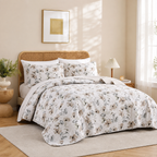 Kit Cobre-Leito Casal Dupla Face Bem Casa – 3 Peças