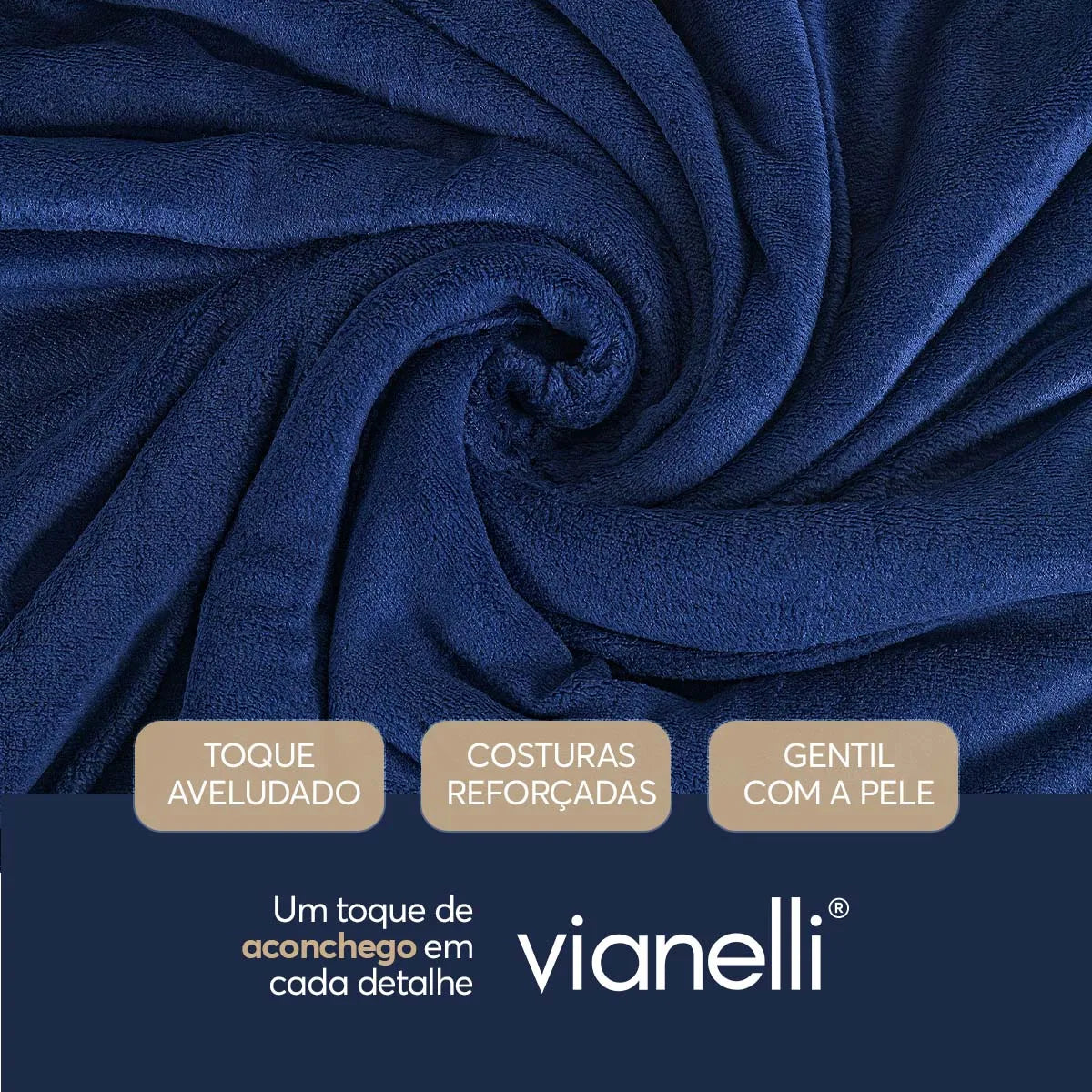 Manta Coberta Flannel Queen 2,40m X 2,20m Com 200 G/m2