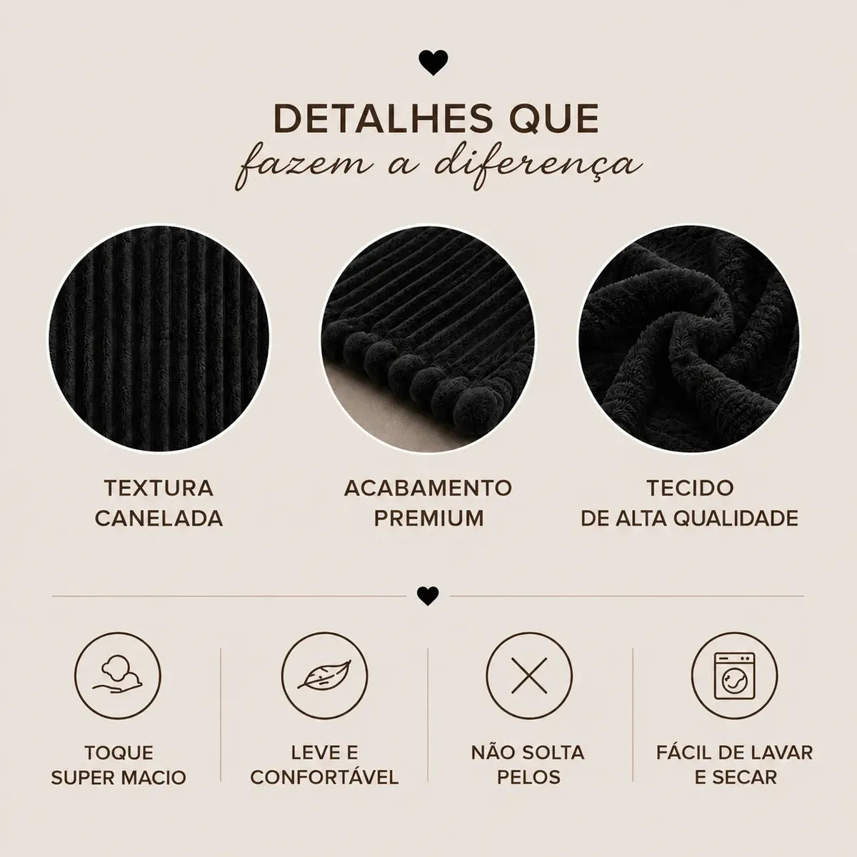 Manta Coberta Soft Casal Padrão Canelada Antialergica Macia