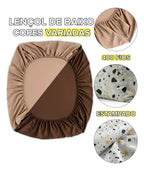 Jogo De Lençol Queen 400 Fios 4 Peças Toque Macio Conforto