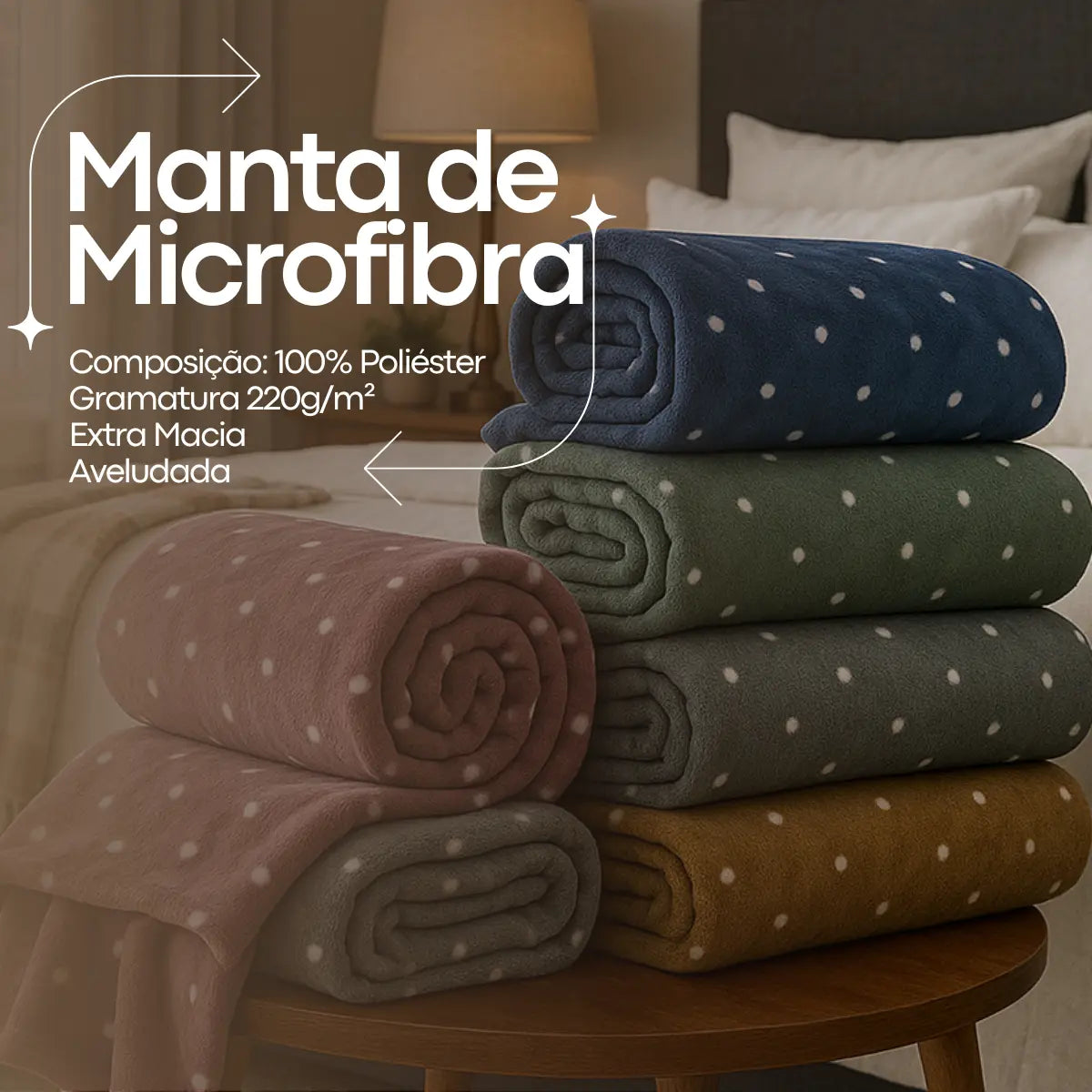 Cobertor Queen Veludo Manta Cerejas Microfibra Toque Macio