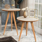 Conjunto Mesa De Centro Apoio Lateral Duas Mesinhas Canto