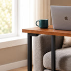 Mesa Lateral Apoio Suporte Sofá Notebook Industrial Pé Ferro
