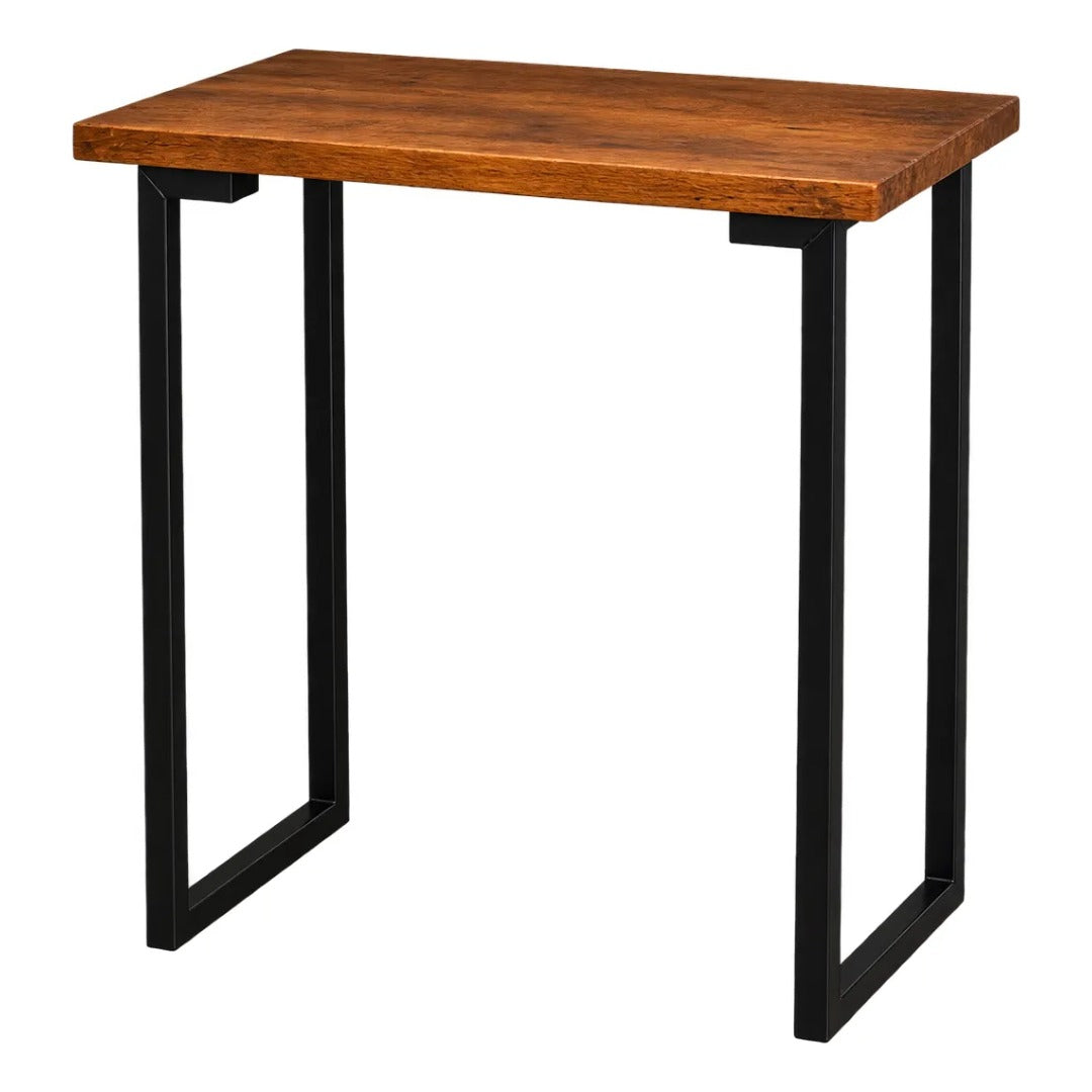 Mesa Lateral Apoio Suporte Sofá Notebook Industrial Pé Ferro