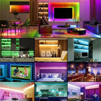Fita LED RGB 10m com App, Controle e Fonte para Quarto Gamer