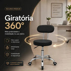 Cadeira Mocho Profissional Para Estética Salão Manicure Spa.