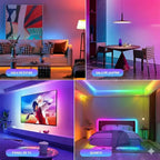 Fita LED RGB 10m com App, Controle e Fonte para Quarto Gamer