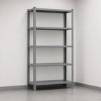 Prateleira De Aço 5 Bandejas 40x92cm Estante Coluna Melora Home Cinza
