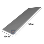 Prateleira De Aço 5 Bandejas 40x92cm Estante Coluna Melora Home Cinza