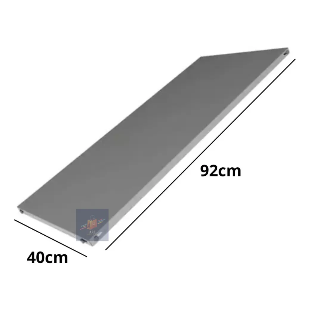 Prateleira De Aço 5 Bandejas 40x92cm Estante Coluna Melora Home Cinza